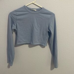 COTTON ON BLUE MICRO CROP SIZE MED